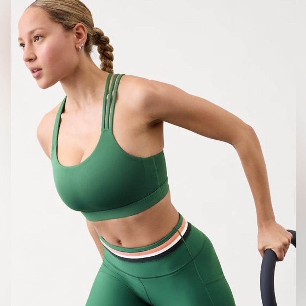 NWT Athleta Train Free Trillium Bra Size XS Best for D-Dr Cups